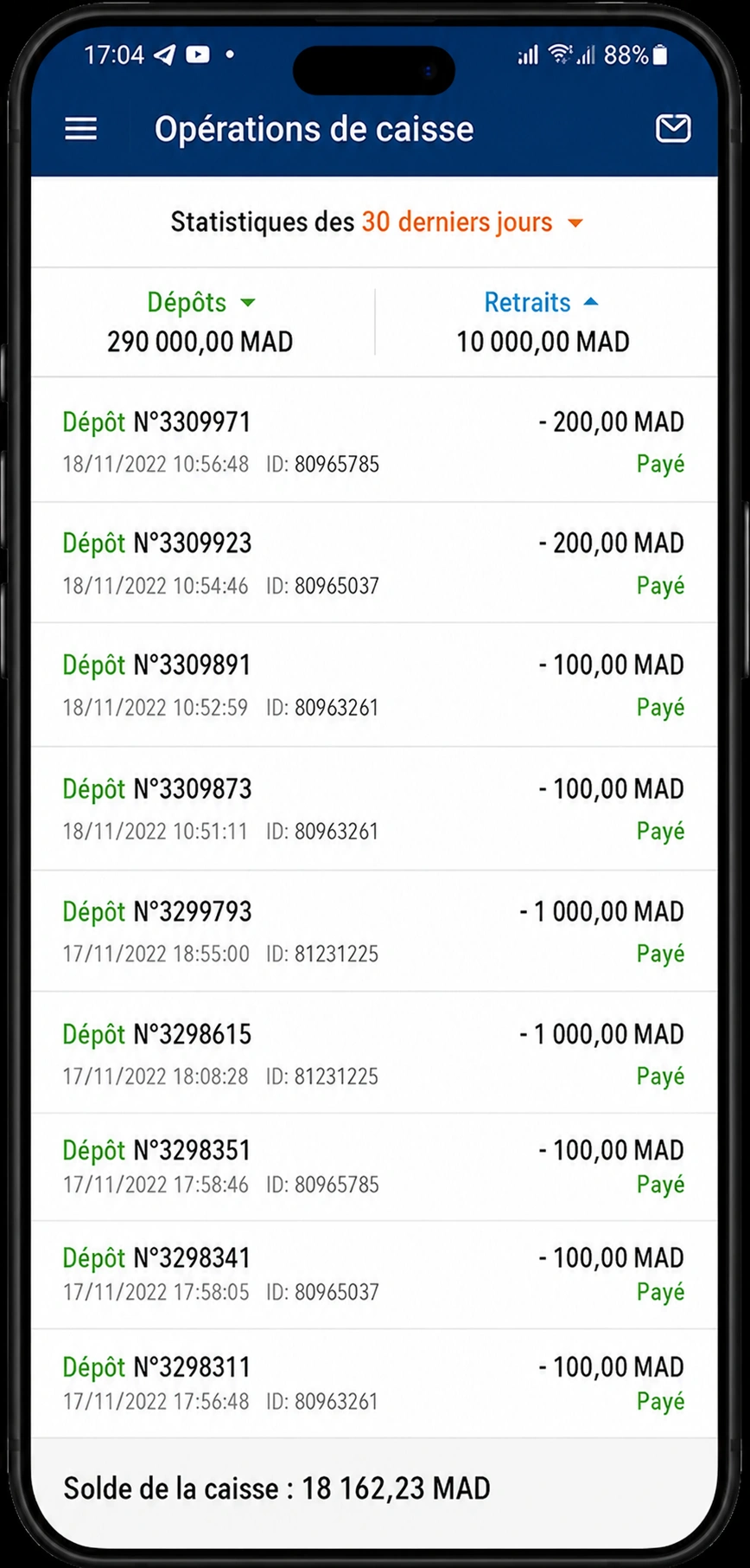 لقطة شاشة تطبيق MobCash رقم 3
